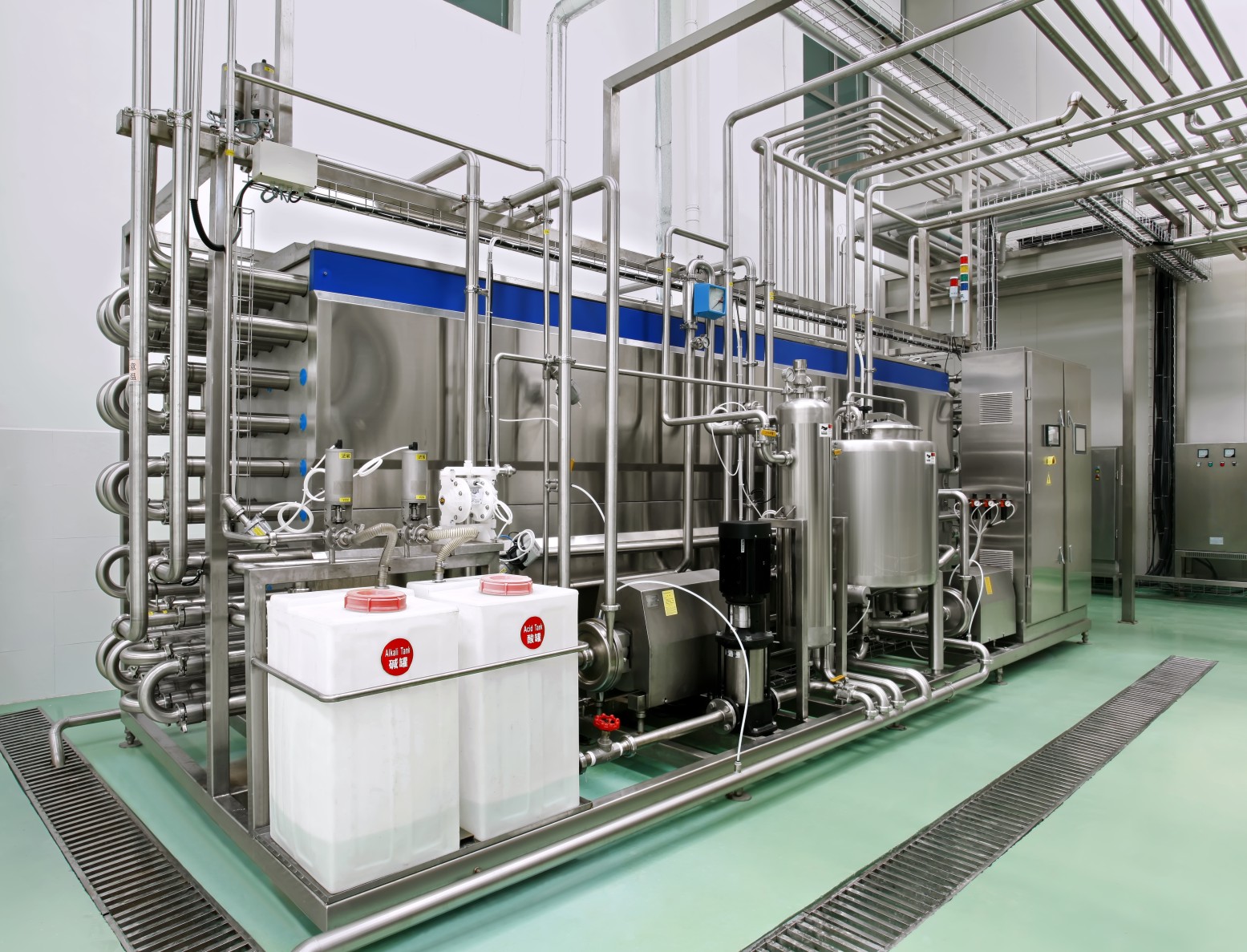Tubular UHT high temperature instantaneous sterilizer