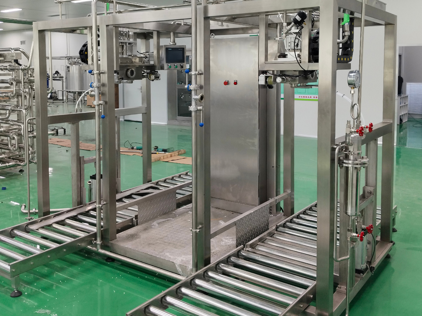 Aseptic big bag filling machine